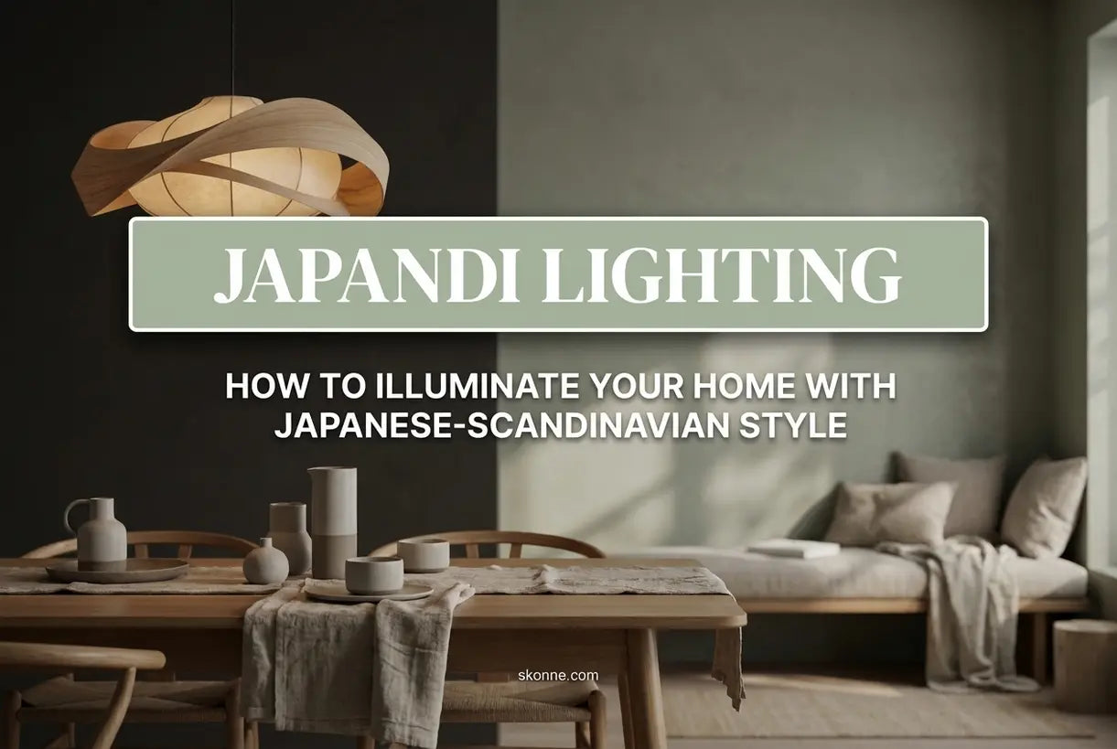 Japandi Verlichting: Hoe u uw huis kunt verlichten met Japans-Scandinavische stijl