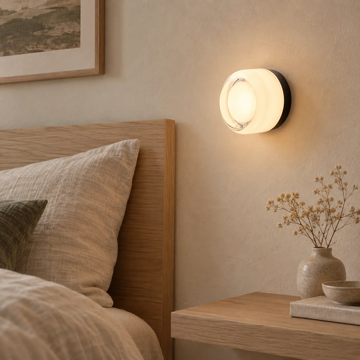 Stille Minimalistische Scandinavische LED Wandlamp