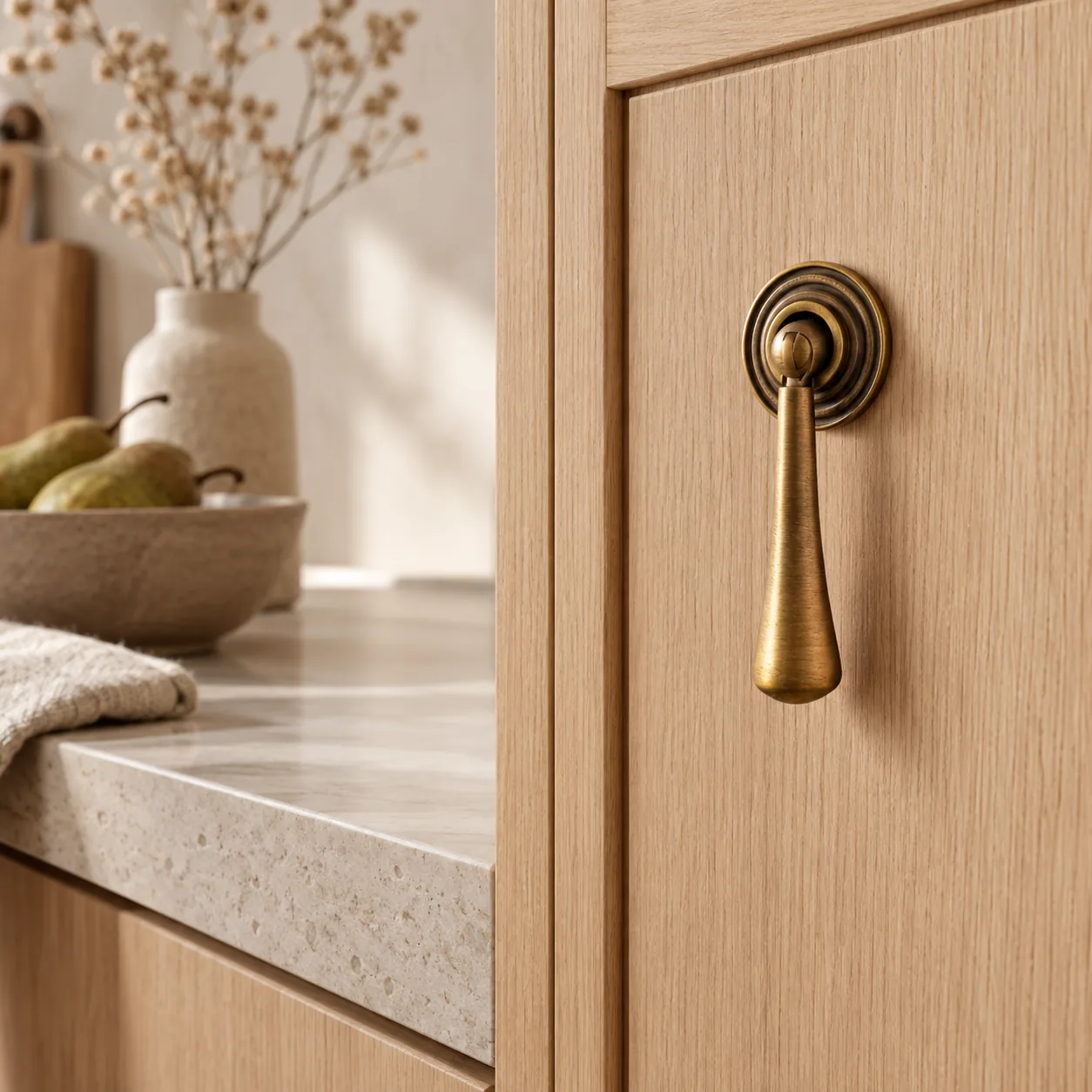Driva Antiek Messing Lade Grepen Mid-Century Stijl