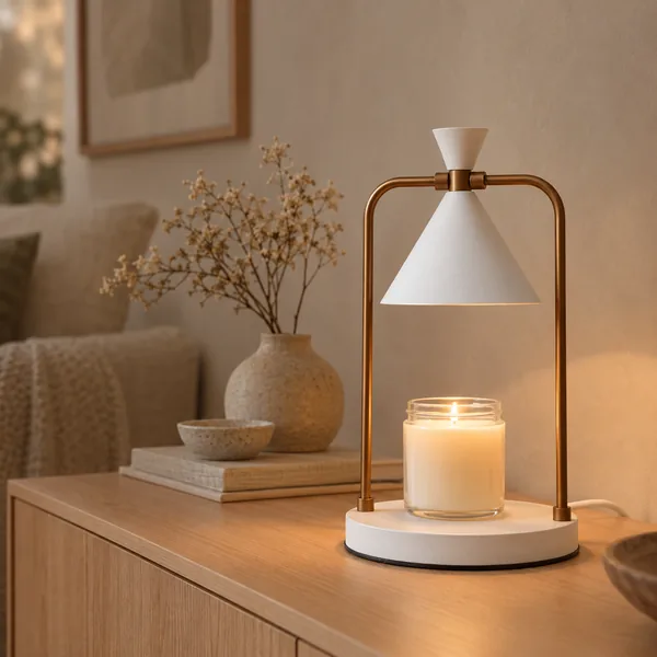 Varme Koper Dimbaar Retro Kaarsverwarmer Lamp
