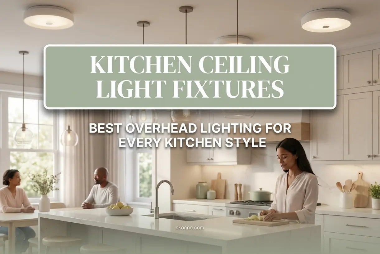 Keuken Plafondlampen: De Beste Bovenverlichting voor Elke Keukenstijl