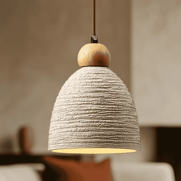 Steina Raw Microcement Industrial Pendant Light