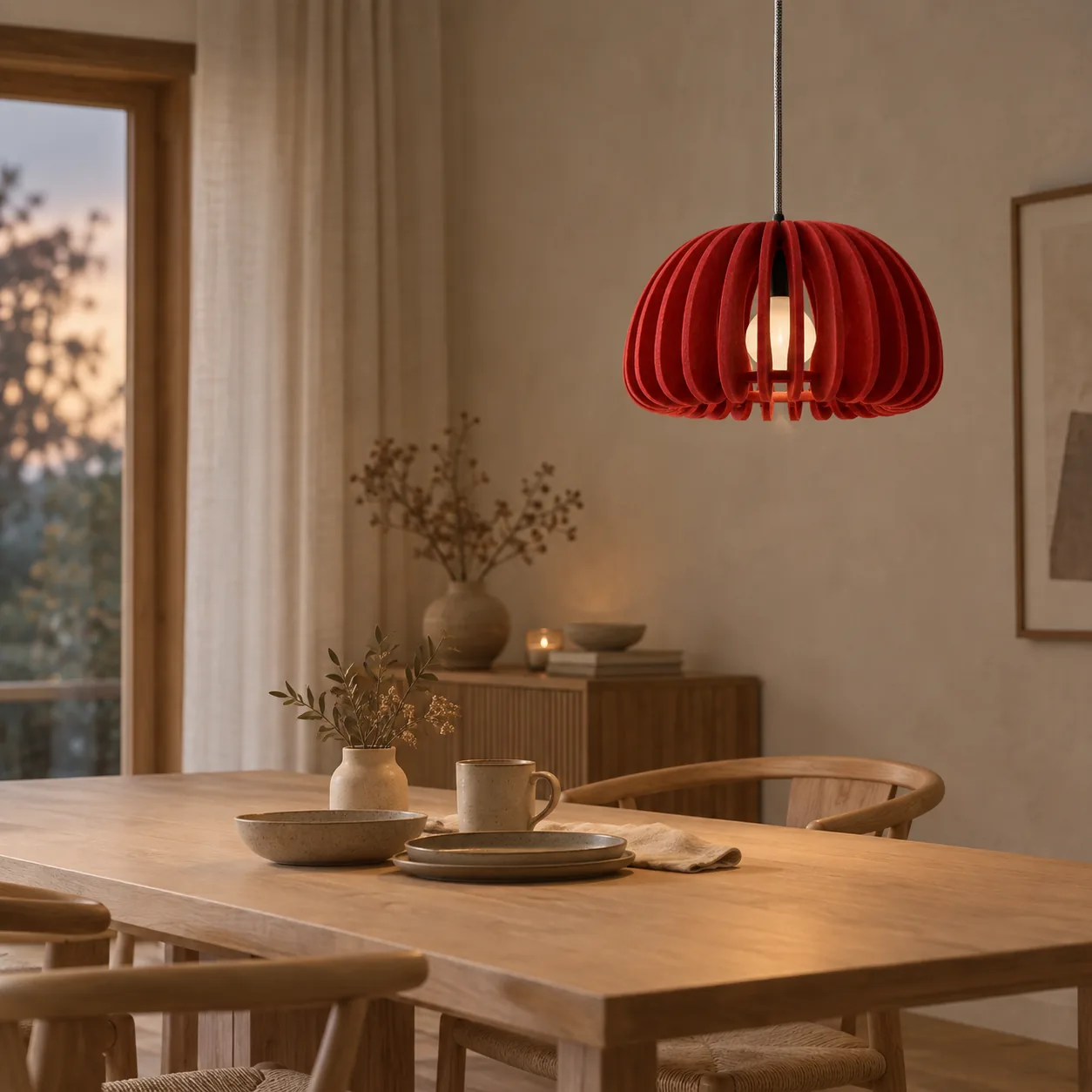 Dampa moderne akoestische vilten plafond hanglamp