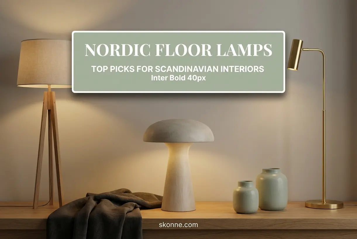 Noordse Vloerlampen: Topkeuzes voor Scandinavische Interieurs