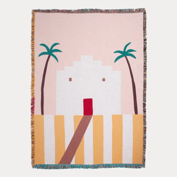 Stranda Retro Boho Cotton Throw Blanket 51x63