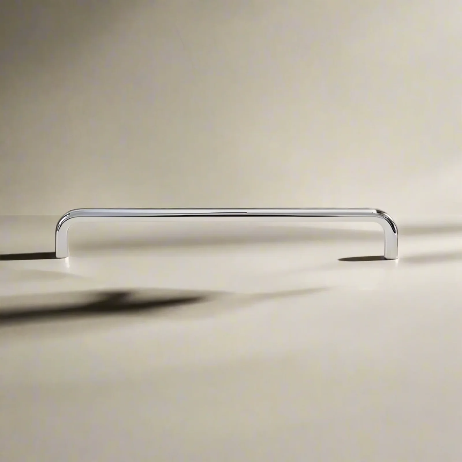 Lysbar Silver Chrome Pull Handle for Cabinets, L8.8’’ (22.4m), Cabinet Knobs & Handles, Brass