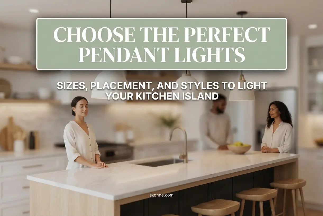 Hoe u de perfecte hanglampen voor uw kookeiland kiest
