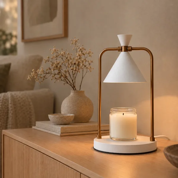 Varme Copper Dimmable Retro Candle Warmer Lamp