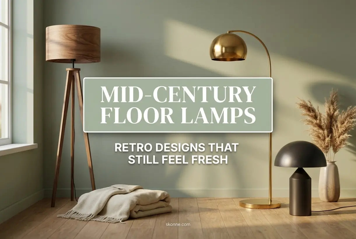 Mid-Century Moderne Vloerlampen: Retromodellen Die Nog Steeds Fris Aanvoelen