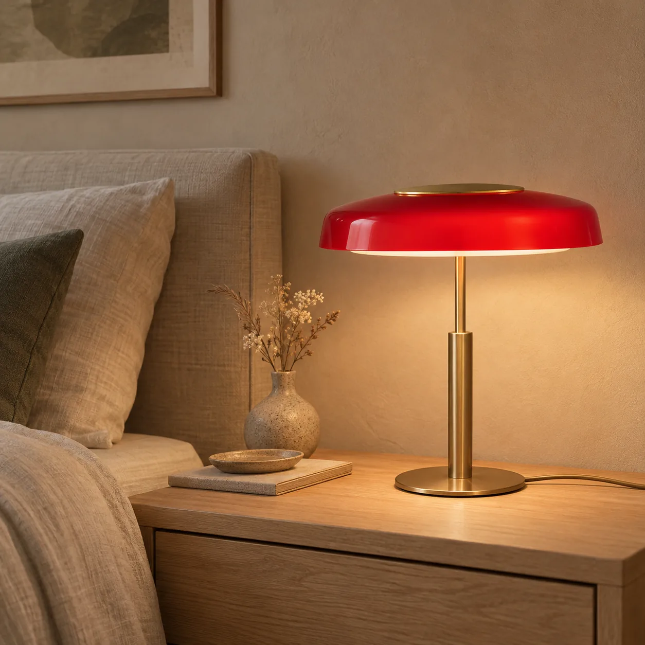 Glödra Moderne Glazen Tafellamp met Touchbediening