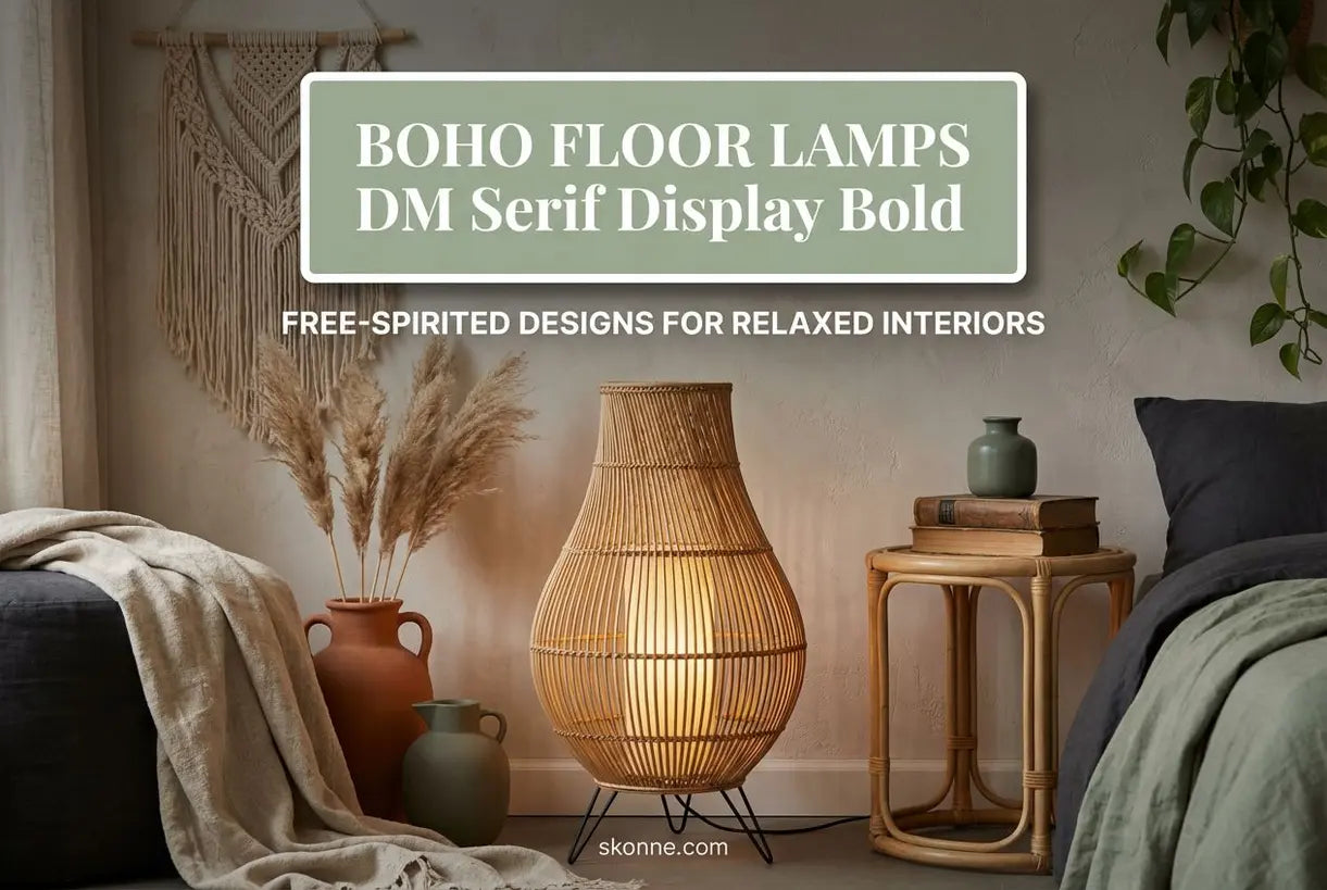 Boho & Eclectische Vloerlampen: Vrije, Kleurrijke Ontwerpen voor Ontspannen Interieurs
