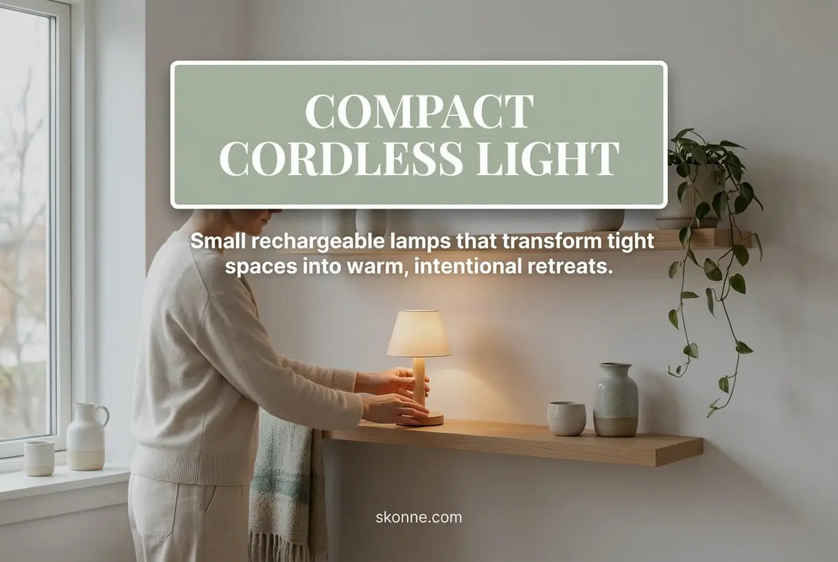 Kleine & Mini Oplaadbare Lampen: Compacte Draadloze Ontwerpen voor Krappe Ruimtes & Accentverlichting