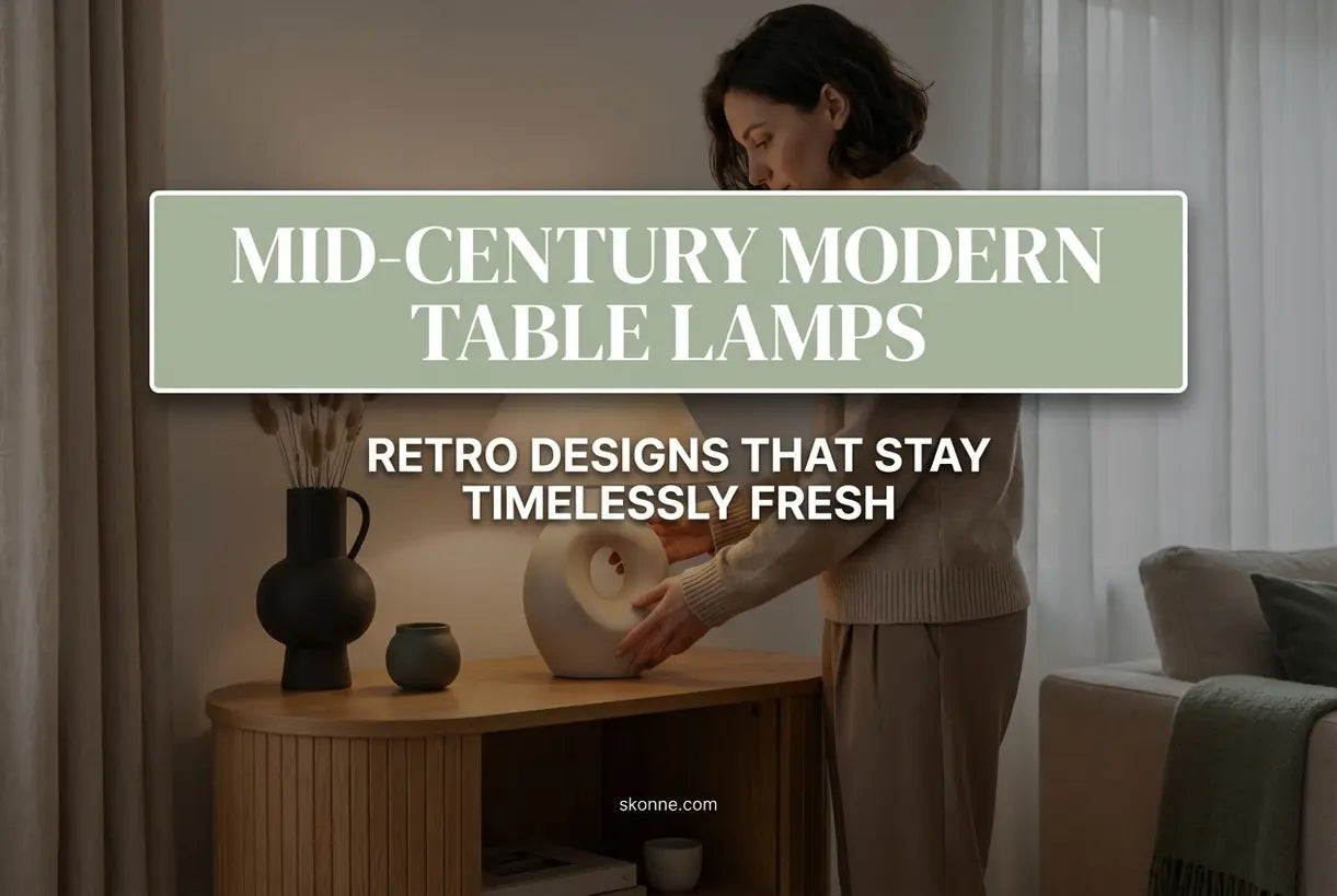 Mid-Century Modern Tafellampen: Retromodellen Die Nog Steeds Fris Aanvoelen