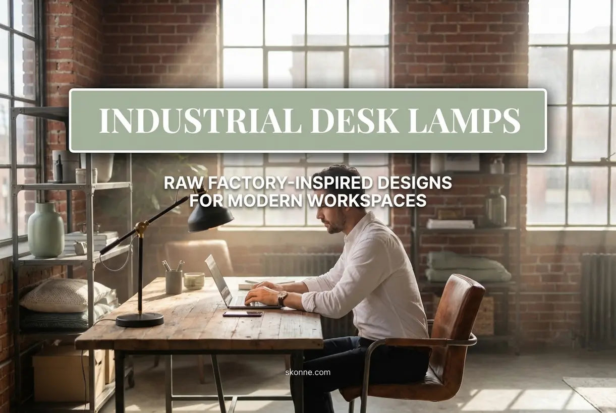 Industriële Bureaulampen: Ruwe, op Fabrieken Geïnspireerde Ontwerpen voor Loft- en Stedelijke Werkruimtes
