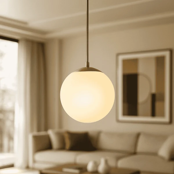 Glöra Minimalistische Glazen Bol Hanglamp