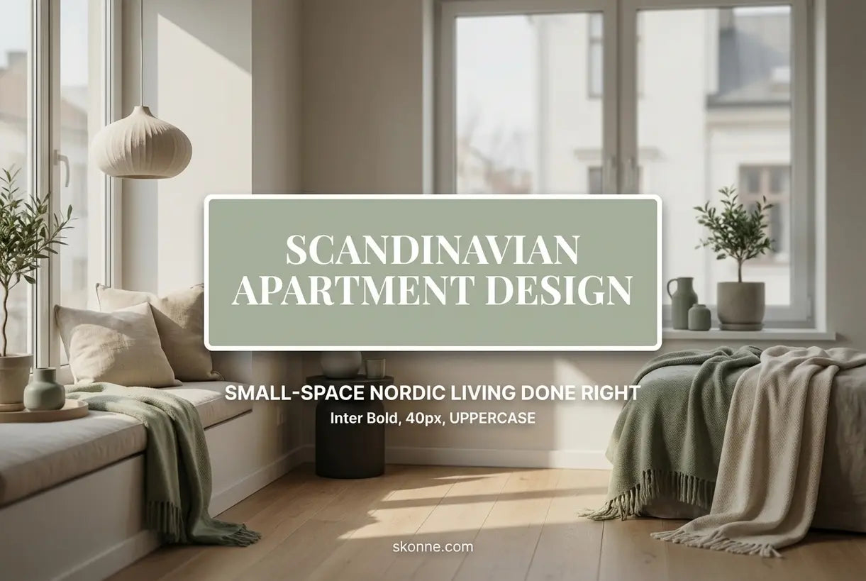 Scandinavisch appartementontwerp: Kleinwonen op z'n Scandinavisch, precies goed gedaan